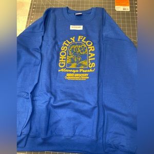 Lonely Ghost. Ghostly Florals crewneck. NWT. Never worn or washed.